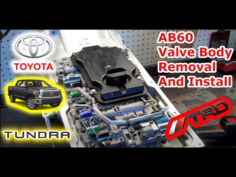 Фото к видео: AB60 Toyota Tundra Valve Body Removal and Installation