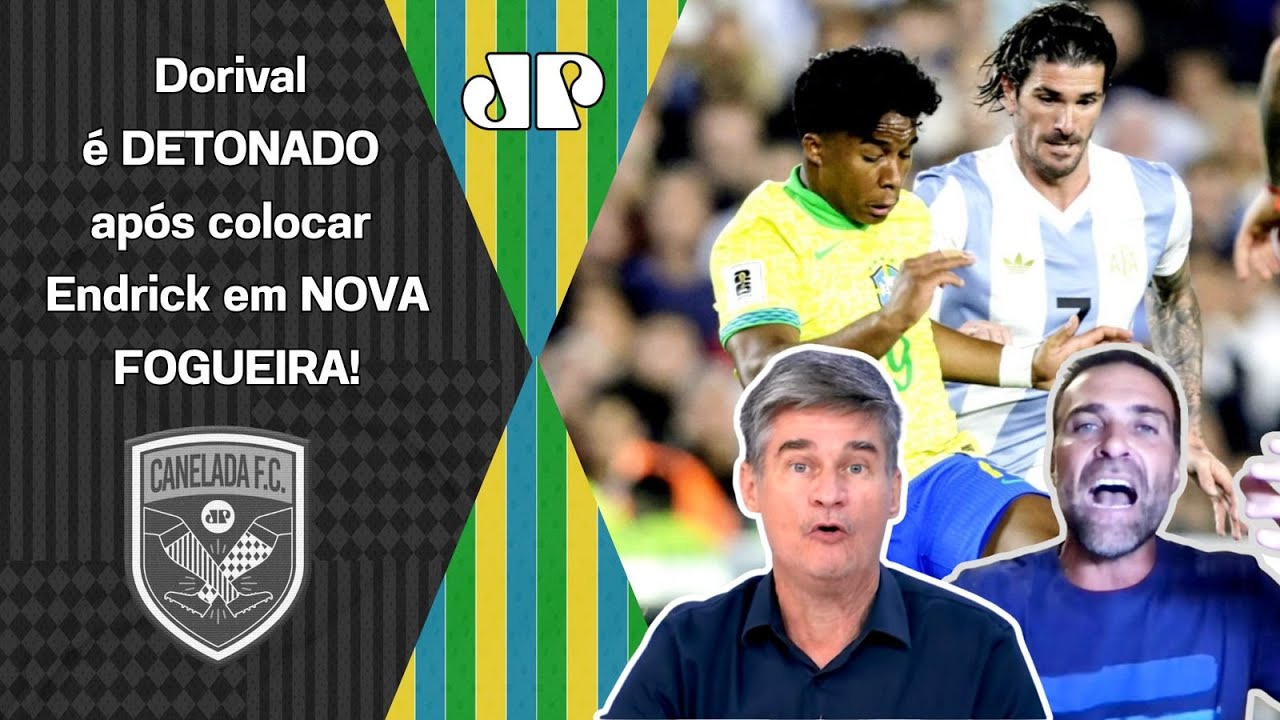 "É UMA COVARDIA o que o DORIVAL FEZ HOJE COM O ENDRICK, cara! Ele..." REVOLTA pós Argentina x Brasil