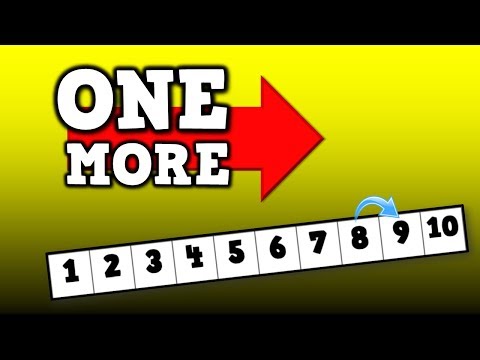 One More! (song for kids about identifying the # that is "ONE MORE")