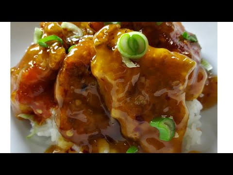 Orange chicken/ Poulet a l'Orange Recette juste en dessous de la vidéo!!!!