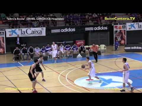 Canastón "sobre la bocina" de DANI GARCÍA (CB.Hospitalet) desde su propio campo Vs RealMadrid