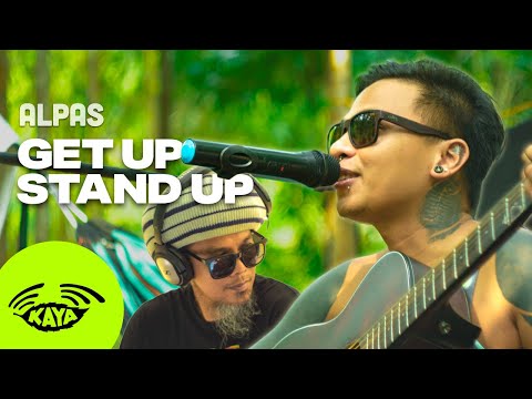Alpas (Tatot and Dhyon) - "Get Up Stand Up" by Bob Marley (Live w/ Lyrics) - Kaya Camp