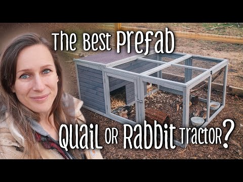 The Best PREFAB Quail or Rabbit Tractor? - Aivituvin Review