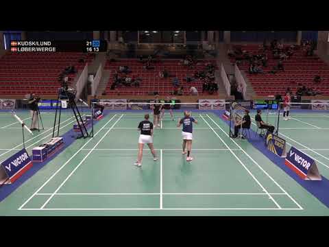Match point -  Kudsk / Lund vs Løber / Werge - WD, SF - Hungarian Int. C'ships 2021
