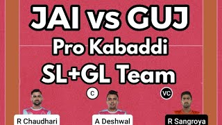 JAI vs GUJ Pro Kabaddi Match Fantasy Preview