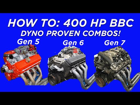 HOW TO BUILD CHEAP, EASY, JUNKYARD 400-HP BBC COMBOS! GEN 5 454, GEN 6 454 & GEN 7 8.1L 496 POWER.
