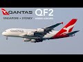 Qantas Airways QF2 : Flying from Singapore to Sydney