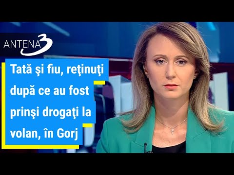 Tată şi fiu, reţinuţi după ce au fost prinşi drogaţi la volan, în Gorj