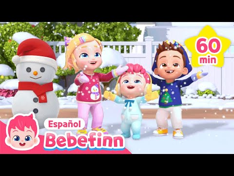 Ya Llegó el Invierno❄️☃️ | Celebremos 🎄🎅 con Bebefinn | Bebefinn Canciones Infantiles