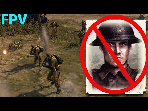 COH2 FPV Brits but you don't build infantry sections