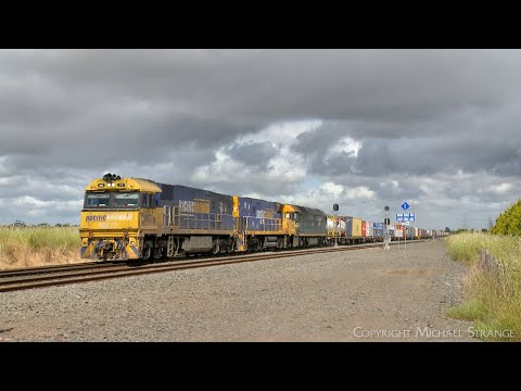 2AM5 Pacific National Intermodal Container Train (6/12/2022) - PoathTV Australian Railways