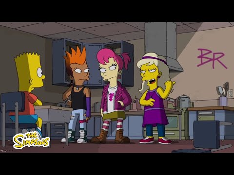 Bart Joins A Girl Gang | The Simpsons
