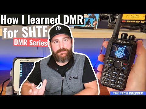 How I learned DMR and how I am using the AnyTone 878 for preparedness - No Internet!