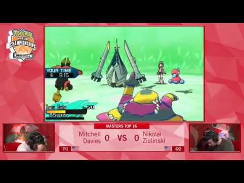 Nikolai Zielinski vs Mitchell Davies Top 16C VGC 17 San Jose Regional Championships