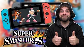 Super Smash Bros for SWITCH Roster NEEDS These Characters! | RGT 85