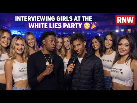  We Interviewed Girls at the White Lies Party… Wild Answers 🤯 | RNW