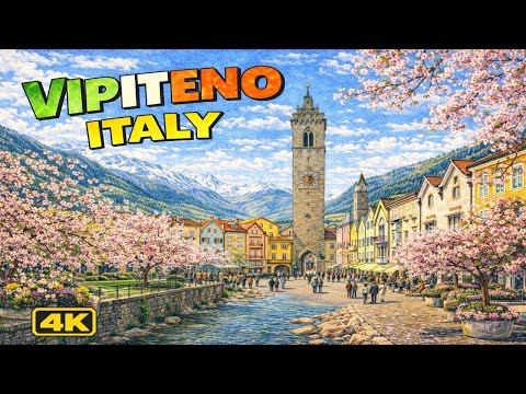 "Vipiteno Street Walk – Medieval Italy in the Alps 🇮🇹 | 4К