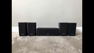 Video thumbnail for Sony SS-MSP2 and SS-CNP2 Home Theater Surround Speakers by Audio Electronics