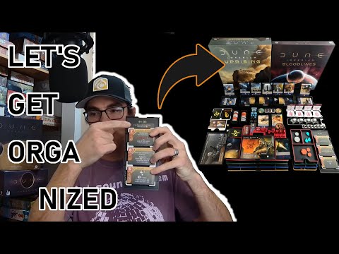 Review of PlayMode's organizational system for Dune: Imperium - Uprising with Bloodlines. #playmode