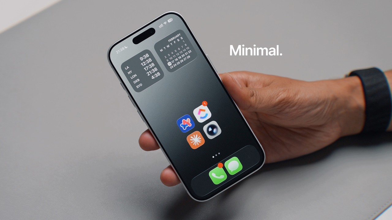 My home screen setup. What's on my iPhone.
