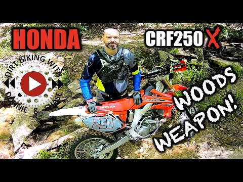 Honda CRF250X - Testing my 4-stroke woods bike in tight single track