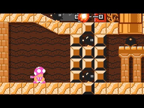 Super Mario Maker 2 🔧 Desert Bomb Temple 🔧 by Caterrang