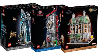 Download lagu All LEGO Marvel big building sets 2021 - 2023  Compilation/Collection Speed Build mp3