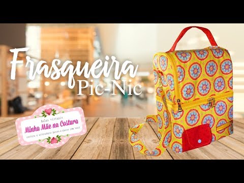 Frasqueira Picnic | Minha Mãe na Costura e Sociedade Secreta do Patch