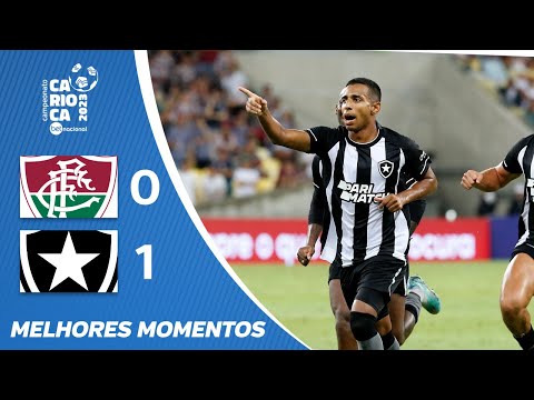 FLUMINENSE 0 X 1 BOTAFOGO - MELHORES MOMENTOS - CAMPEONATO CARIOCA
