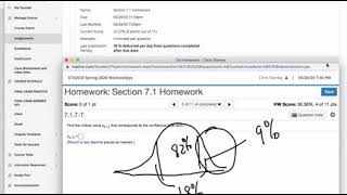 Chapter 7 homework solutions MyMathLab