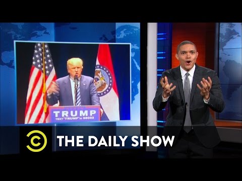 每日秀》--唐納德-特朗普的政治鬥爭俱樂部。 (The Daily Show - Donald Trump's Political Fight Club)