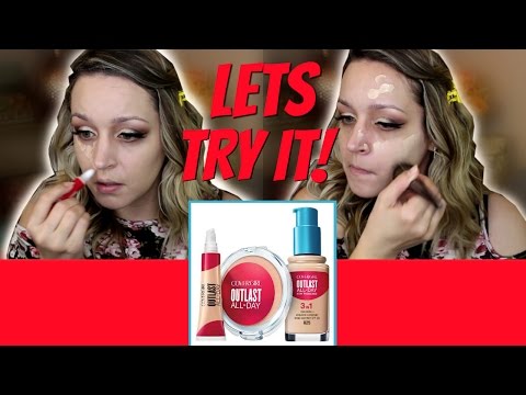 Lets Try: Covergirl Outlast Products! Concealer, Powder & Foundation on Oily Skin | DreaCN Video
