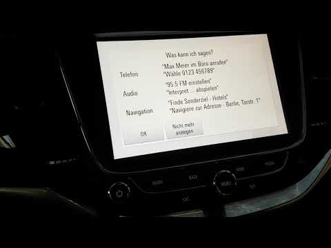 IntelliLink Navi 900 | Opel Astra K | Eingabe Adresse per Sprachsteuerung