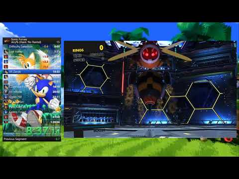 Sonic Forces: Any% Speedrun (1h17m51s)