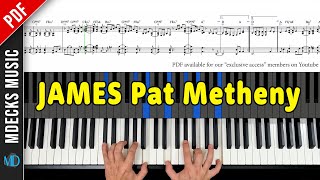 How to Play "James" (Pat Metheny &amp; Lyle Mays) Piano version #jazzpianolessons #jazzpiano