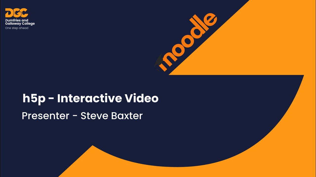Moodle Monday - h5p Interactive Video