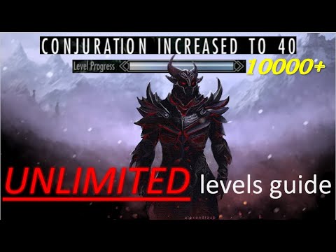 How to get UNLIMITED levels in Skyrim