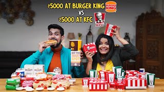 ₹5000 at Burger King vs ₹5000 at KFC | OK Tested