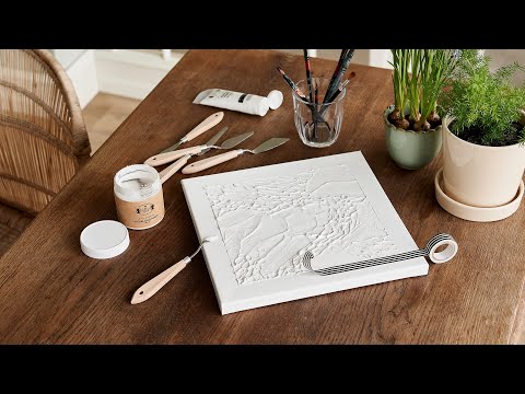 Pintura com superfície texturizada - DIY por Søstrene Grene