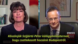 Szíjjártó - Amanpour (CNN) full interview with Hungarian subtitles