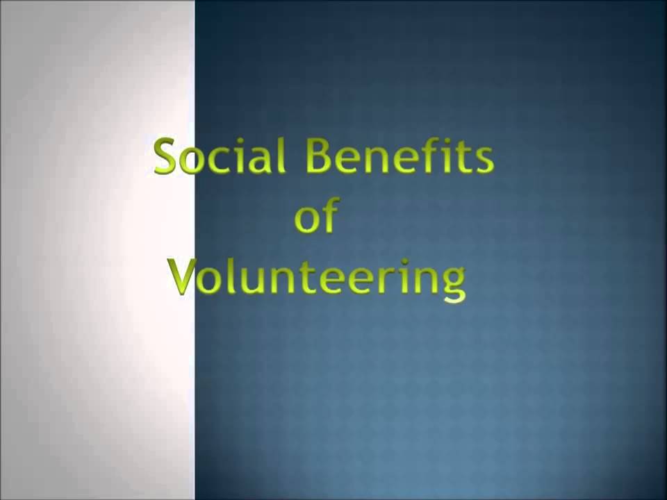 Benefits of Volunteering