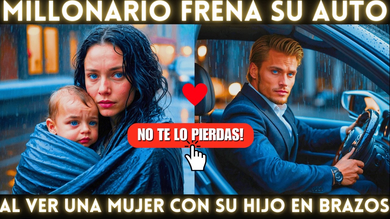 💖 EN LA PEOR TORMENTA DE NAVIDAD, MILLONARIO DETIENE SU COCHE PARA SALVAR A MADRE Y SU BEBÉ