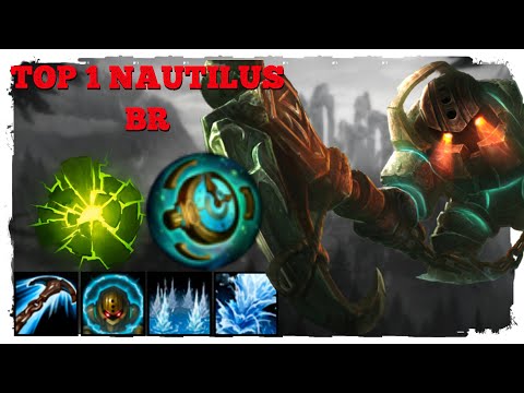 TOP 1 NAUTILUS BR LOL - YUKI ROMANTICO GAMEPLAY - LEAGUE OF LEGENDS