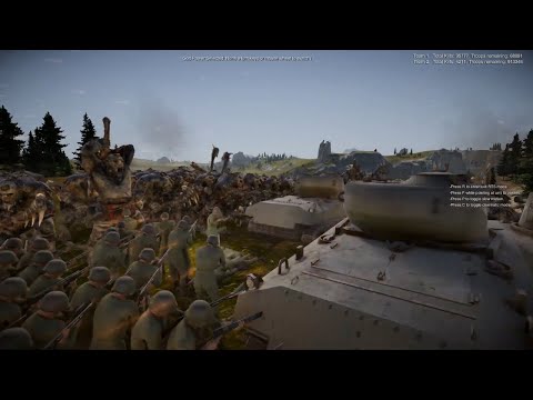 Incredible 1 Million Evil's Force VS WW2 ARMY Ultimate Epic Battle Simulator 2 UEBS 2