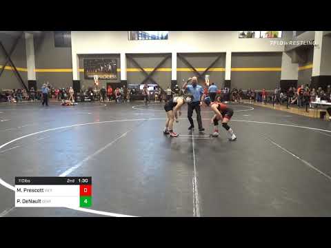 110 Lbs Prelims - Mary Prescott, Victory School Of Wrestling Vs Paisley DeNault, Center Line WC