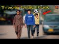 Throwing Football Prank Funny Public Prank New Talent