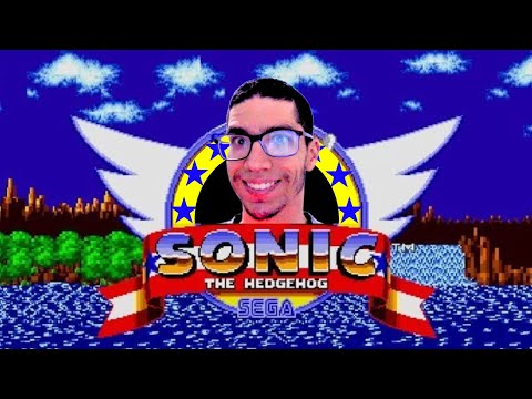 Fiz um OURIÇO AZUL de tênis e luva pegar ESMERALDAS DO CAOS! Sonic the Hedgehog (SEGA Mega Drive)