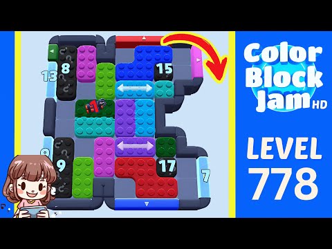 Color Block Jam Level 778 Solution Walkthrough