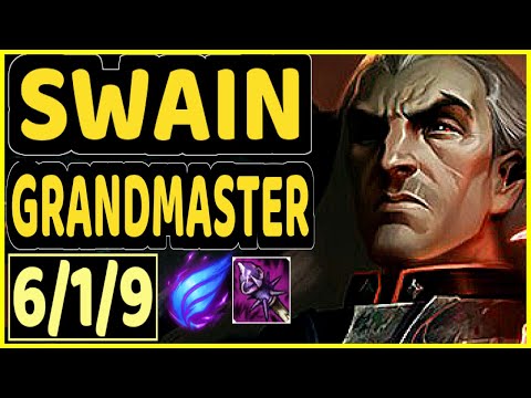 ATTILA (SWAIN) vs LUCIAN - 6/1/9 KDA BOTTOM ADC GAMEPLAY - EUW Ranked GRANDMASTER