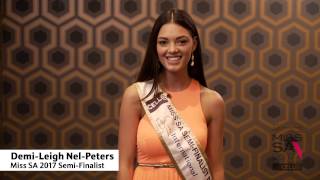 Introduction Video of Demi Leigh Nel Peters Miss South Africa 2017 Contestant from Sedgefield, Western Cape